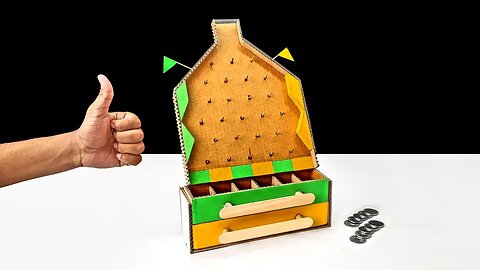 Wow! Amazing DIY Plinko Money Making Board Game From Cardboard | How made Toy for Kids