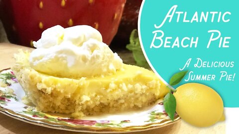 Atlantic Beach Pie 🍋 EASY! Make this with ingredients you probably already have in your pantry!