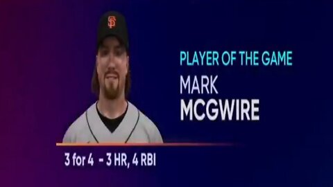 MLB The Show 22 Mark McGwire Franchise Gameplay Day 19