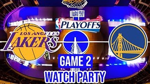 Lakers vs Warriors Game 2 | #nbaplayoffs | watch party