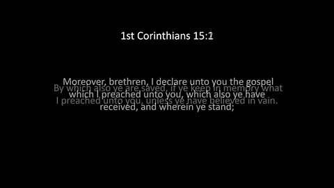 1st Corinthians Chapter 15