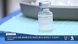 City of Cincinnati to require vaccination, negative COVID test