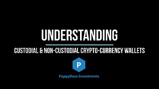 Understanding Custodial & Non-Custodial CryptoCurrency Wallets