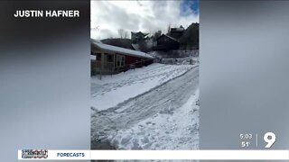 Winter storm impacts businesses on Mt. Lemmon