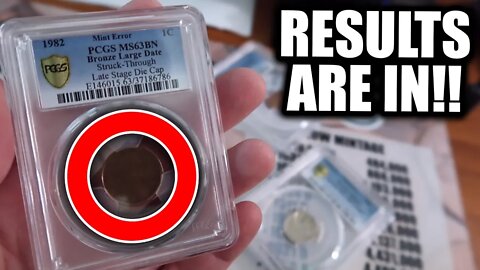 I GOT MY ERROR COINS GRADED BY PCGS!! HERE ARE THE RESULTS