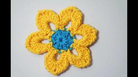 How to crochet flower free written pattern in description