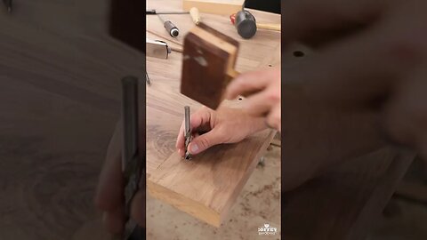 How to set a breadboard end #woodworking #joinery #tenon