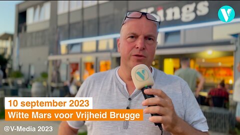📢 Nu zondag 10 sept. 'Witte Mars voor Vrijheid' Brugge