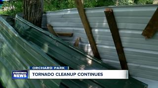 Orchard Park cleaning up after tornado