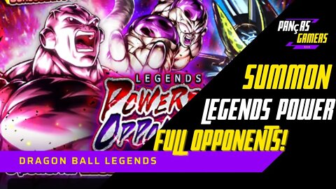 DEU BOM NA SUMMON LEGENDS POWER FULL OPPONENTS - DRAGON BALL LEGENDS