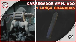 Resident Evil 3 Remake, Como Pegar Carregador Estendido mais Lança Granadas Pc - Gameplay PT-BR #4