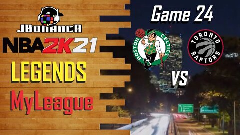 #NBA2K21 - ABSOLUTE DOMINANCE - Celtics vs Raptors - Game 24 - Legends MyLeague