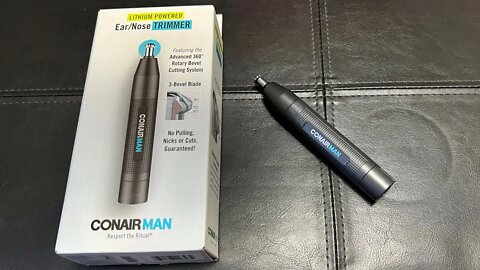 Conair Man Lithium-Powered Ear and Nose Hair Trimmer Unboxing & Overview