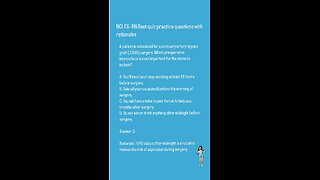 NCLEX- RN Best quiz practice questions with rationals (CVS)