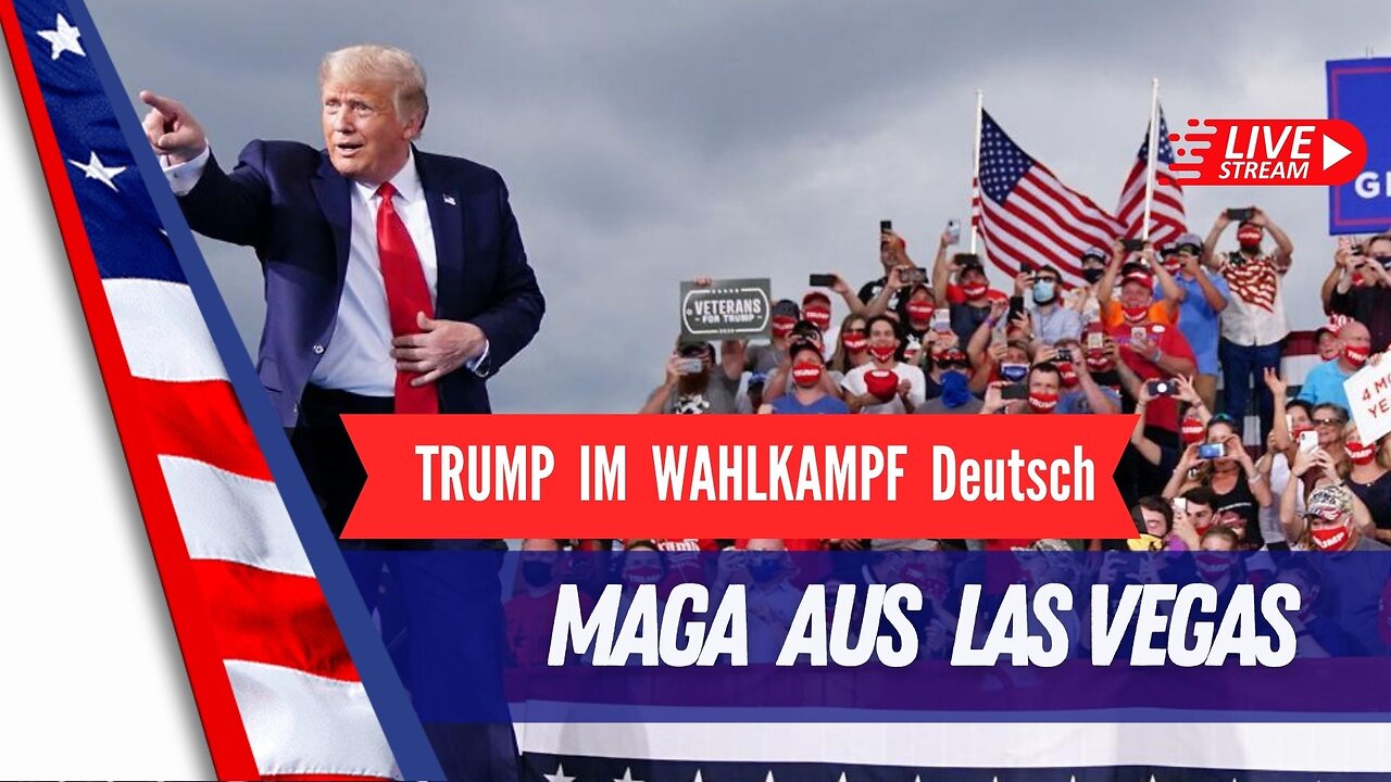 ⁣Trump LIve MAGA aus Las Vegas