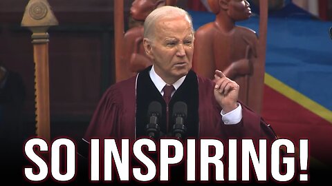 Biden gets MILD APPLAUSE as he delivers UTTERLY DEPRESSING speech at Morehouse College graduation