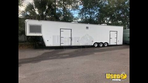 8' x 34' Pace American Mobile Kitchen | Food Concession Trailer with Pro Fire Suppression for Sale