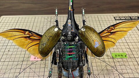 How to Make Realistic Mechanical Insects #DIY #机械昆虫 #Hercules Beetle #Steampunk #Machine Beetle#手工