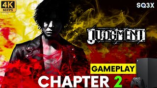 [4K] JUDGMENT 🔴 Chapter 2 (Xbox Series X Gameplay)
