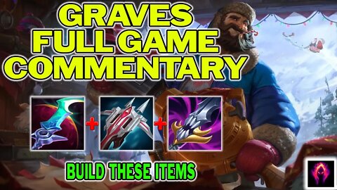 HOW TO PLAY GRAVES JUNGLE & CARRY - Best Build/Runes Guide - League of Legends #leagueoflegends