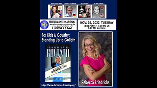 #191 "FOR KIDS AND COUNTRY: STANDING UP TO GOLIATH!" - REBECCA FRIEDRICHS