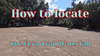 How to Locate the Fern Trail Waterfall from the East end