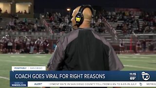 Coronado HS coach goes viral for right reasons