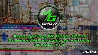 Assange Says No Roger Stone Collusion; Kolomoyskyi Arrested in Ukraine 1+1