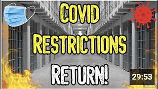 IT'S HAPPENING! - COVID RESTRICTIONS RETURN! - Alex Jones Was Right