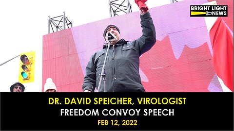 Virologist David Speicher's Speech at the Freedom Convoy (2022.02.12)