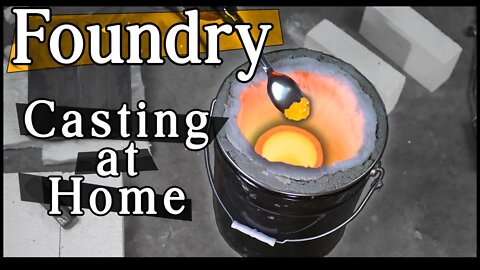 Pouring Bronze Ingots and Building a Backyard Foundry Part 1
