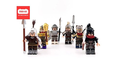 Three Kingdoms LEGO Minifigure Assembly Collection Speed Build #toys #bricks #minifigures