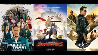 Bullet Train, DC League of Super Pets, Top Gun: Maverick = Box Office Movie Mashup #shorts