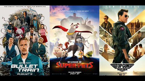 Bullet Train, DC League of Super Pets, Top Gun: Maverick = Box Office Movie Mashup #shorts