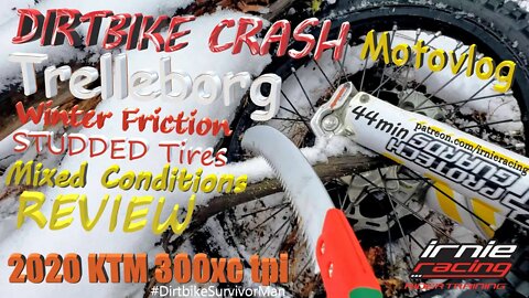 Dirtbike Survivor Man: Trelleborg Winter Friction Studded Tires - Second Impression Review
