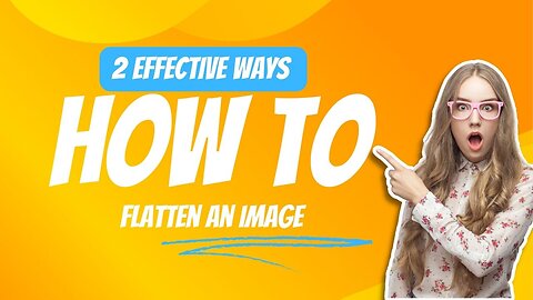 How to flatten Images in Photoshop