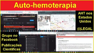 Grupo Auto-hemoterapia - Meu Sangue me Cura. Dra. Alla Brouk (EUA). Pub. Científicas e (i)LEGALIDADE