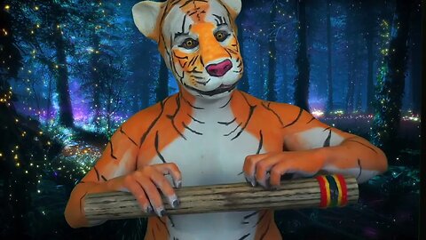 ASMR Tiger Guardian needs help from a fellow Guardian : Wood scratches,Tapping , RP, Good vibes