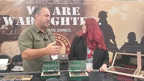 Ash Red sits down with Warfighter Cigars at PCA 2023