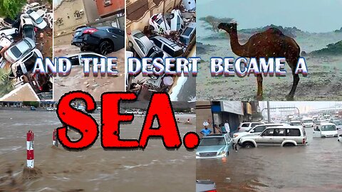 And the desert turned into a sea!