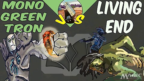 Mono Green Tron VS Living End｜Chalice, Stone, Relic, and Mite ｜Magic the Gathering Online｜Modern
