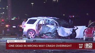 1 killed in wrong-way crash on Loop 101 & 19th Ave.