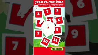 JOGO DA MEMÓRIA | DESAFIO # 023 | ANIMAIS | #SHORT