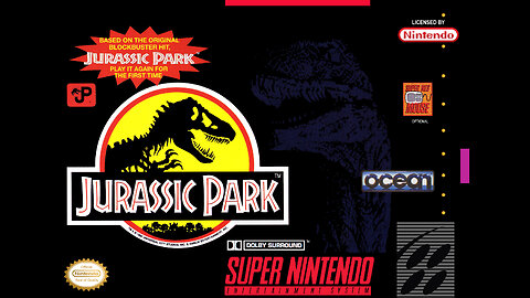Jurassic Park (1993, SNES, Nintendo, Sega Genesis, Game Boy, PC) Full Playthrough
