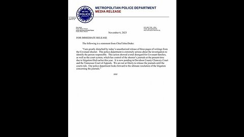 Nashville Update: 7 Police Officers Put On Leave?! 11-9-23 CrowderBits