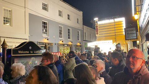 Lichfield Xmas lights switch on 2022