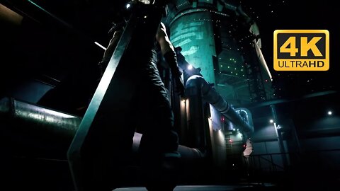 Gamescom 2019 - Final Fantasy VII Remake 4k Upscaled with Machine Learning AI