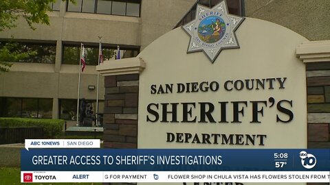 Citizen's Review Board will step in earlier to investigate SD Sheriff incidents