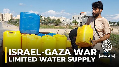 White House says Israel has announced it has turned water supply back on in southern Gaza