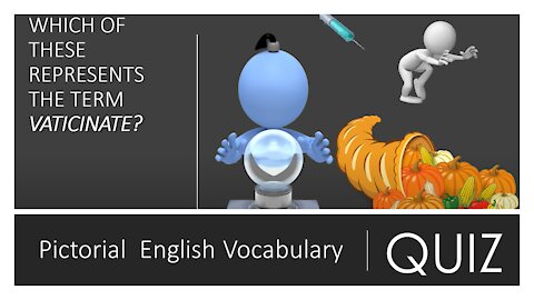 PICTORIAL ENGLISH VOCABULARY QUIZ (PART 1)